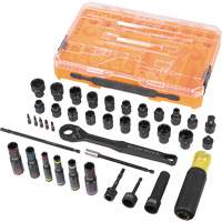 KNECT Complete Impact Pass Through & Flip Socket Set, 39 Pcs, Impact OSI Industrial Sales