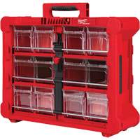 PACKOUT Tilt Bin Organizer, 15-1/5" x 19-7/10" x 6-7/10", Black/Red OSI Industrial Sales
