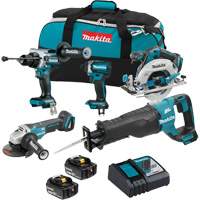 18V LXT Brushless 5 Tool Combo Kit, Lithium-Ion, 18 V OSI Industrial Sales