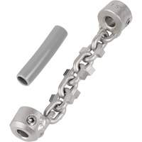 Chaîne de nettoyage de tuyaux de 1-1/4" - 1-1/2" pour c&acirc;ble de serpent &agrave; chaîne de 1/4" OSI Industrial Sales