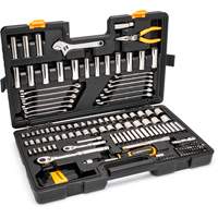 Jeu doutils de qualit&eacute; professionnelle &agrave; 72 dents, 6 pans et &agrave; prise 3/8" et 1/4" OSI Industrial Sales