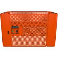 RAILWORKS Mesh Security Panel Single Door Lockable Storage OSI Industrial Sales