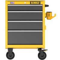 Heavy-Duty Rolling Tool Chest, 4 Drawers, 26" W x Yellow OSI Industrial Sales