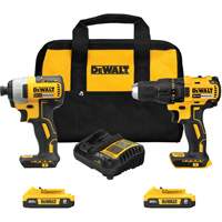 Ensemble de tournevis &agrave; chocs & perceuse, Lithium-ion, 20 V OSI Industrial Sales
