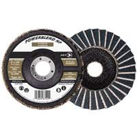 POWERBLEND NF Flap Disc, 5" x 7/8", Type 29, Z60 Grit, Zirconia Alumina OSI Industrial Sales