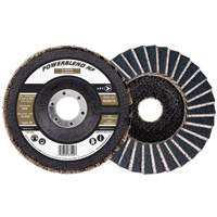 POWERBLEND NF Flap Disc, 4-1/2" x 7/8", Type 29, Z60 Grit, Zirconia Alumina OSI Industrial Sales