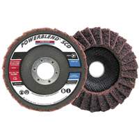 POWERBLEND SCD Surface Conditioning Flap Disc, 5" x 7/8", Type 29, Medium Grit OSI Industrial Sales