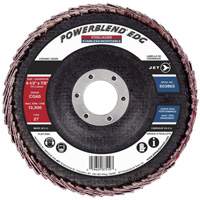 POWERBLEND EDG Flap Disc, 4-1/2" x 7/8", Type 27, CG60 Grit, Ceramic OSI Industrial Sales