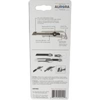 Couteau professionnel de 18 mm avec verrouillage &agrave; cliquet, Acier inoxydable, Robuste, Prise en Plastique OSI Industrial Sales