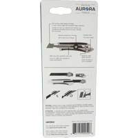 Couteau professionnel de 18 mm, Acier inoxydable, Robuste, Prise en Caoutchouc OSI Industrial Sales