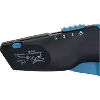 Couteau de s&eacute;curit&eacute; r&eacute;tractable , Acier inoxydable, Robuste, Prise en Plastique/Aluminium OSI Industrial Sales