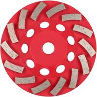 Meule boisseau diamant&eacute;e &agrave; 14 segments Turbo DIAMOND MAX OSI Industrial Sales
