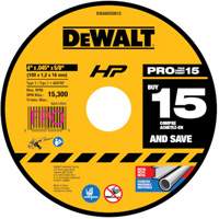 Meule &agrave; tronçonner polyvalente, 4" x 0,45", Arbre de 5/8", Type 1, Oxyde d'aluminium OSI Industrial Sales