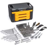Mechanics Tool Set in 3 Drawer Storage Box OSI Industrial Sales