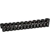 6 Point Metric Socket Set, 26 Pcs, Impact, 3/4" Drive Size OSI Industrial Sales