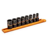 Bolt Biter Extraction Socket Set, 8 Pcs, Impact, 1/4"/3/8" Drive Size OSI Industrial Sales