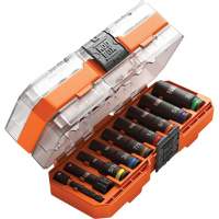 KNECT Drive Socket Set, 9 Pcs, Impact, 3/8" Drive Size, Deep OSI Industrial Sales