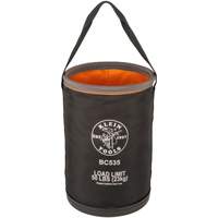 Seau utilitaire droit, 17" lo x 12" la x 4" h, Nylon, Noir/Gris/Orange OSI Industrial Sales