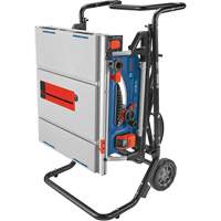 Jobsite Table Saw with Gravity-Rise Wheeled Stand, 120 V, 15 A, 3800 RPM OSI Industrial Sales