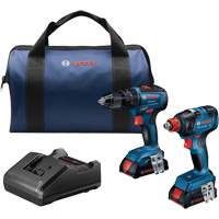 2-Tool Combo Kit, Lithium-Ion, 18 V OSI Industrial Sales
