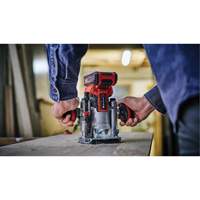 Professional Cordless Compact Router with Fixed Base & Plunge Base (Tool Only) OSI Industrial Sales