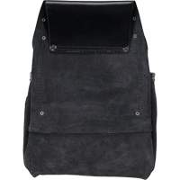 Phantom Collection Heavy-Duty Nail & Tool Bag, Leather, 10 Pockets, Black OSI Industrial Sales
