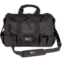 Phantom Collection 18" Contractor's Tool Bag, Ballistic Polyester, 25 Pockets, Black OSI Industrial Sales