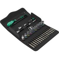 Jeu de cl&eacute; &agrave; cliquet SA 15 Zyklop Comfort avec levier dinversion, 28 Mcx, Prise de 1/4" OSI Industrial Sales