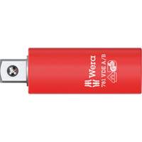Adaptateur isol&eacute; VDE A/B, Prise 1/4", Douille 3/8", 2,78" lo, Sph&eacute;rique OSI Industrial Sales