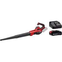 Cordless 110 CFM Universal Blower with 2.5Ah Battery & Charger Starter Kit, 18 V, 155.34 MPH Output, Battery Powered OSI Industrial Sales