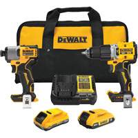 XR Brushless Cordless Premium Drill Driver Kit with 4 Ah POWERSTACK Battery and 2 Ah Battery, 20 V OSI Industrial Sales