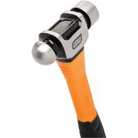 Ball Pein Hammer, 16 oz. Head Weight, Plain/Polished Face, Fibreglass Handle OSI Industrial Sales