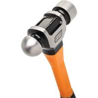 Ball Pein Hammer, 32 oz. Head Weight, Plain/Polished Face, Fibreglass Handle OSI Industrial Sales