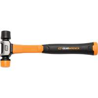 Soft Face Hammer, 16 oz. Head Weight, Plain Face, Solid Steel Handle, 12-1/4" L OSI Industrial Sales