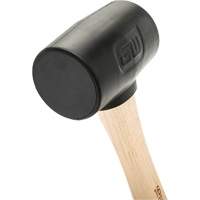 Rubber Mallet, 16 oz., Wood Handle, 13" L OSI Industrial Sales