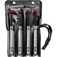 Jeu de 4 limes de restauration de filets?, Carr&eacute;e, 9" OSI Industrial Sales
