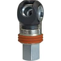 TOPQUIK SC Industrial Swing Quick Coupler, Nickel-Plated Steel, 3/8", Female NPT, 360 PSI OSI Industrial Sales