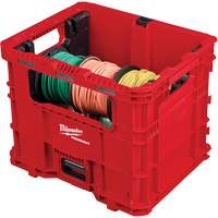 Bac distributeur de fils XL PACKOUT, 15-3/4" x 18-5/8" x 15", Noir/Rouge OSI Industrial Sales