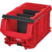 Bac compact PACKOUT, 15-1/2" x 9-1/2" x 8-3/4", Noir/Rouge OSI Industrial Sales