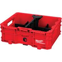 Bac &agrave; profil bas PACKOUT, 15" x 18-5/8" x 6-5/8", Noir/Rouge OSI Industrial Sales