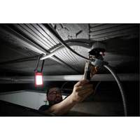 Baladeuse magn&eacute;tique rechargeable &agrave; profil bas, DEL, 100/250/500 lumens, Boîtier en Plastique/Aluminium OSI Industrial Sales