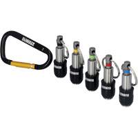 Keyring Bit Holder Set, 5 Pcs. OSI Industrial Sales