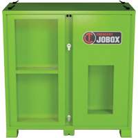 Armoire de rangement d'&eacute;PI sur place, Acier, Vert lime haute visibilit&eacute; OSI Industrial Sales