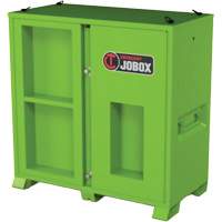 Armoire de rangement d'&eacute;PI sur place, Acier, Vert lime haute visibilit&eacute; OSI Industrial Sales