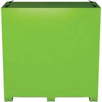 Armoire ventil&eacute;e pour le rangement d'&eacute;PI sur place, Acier, Vert lime haute visibilit&eacute; OSI Industrial Sales