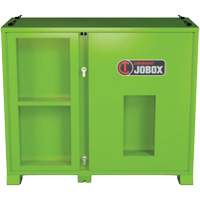 Armoire de rangement d'&eacute;PI sur place, Acier, Vert lime haute visibilit&eacute; OSI Industrial Sales