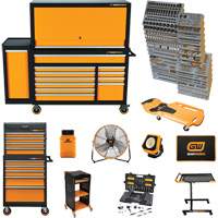 MEGAMOD Master Mechanics Tool Set in Premium Modular Foam Trays with Tool Storage & Shop Equipment, 1331 Pieces OSI Industrial Sales