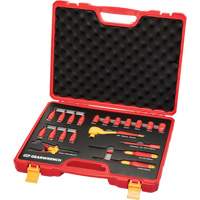 3/8" Drive VDE Insulated Tool Set, 1000 V, 20 Pcs OSI Industrial Sales