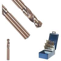 SST+ Stub Length Drill Bit, 1/8", High Speed Steel, 11/16" Flute, 135° Point OSI Industrial Sales