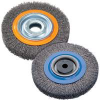 Brosse rotative, 8" dia., Fils 0,118", Arbre 1-1/4" OSI Industrial Sales